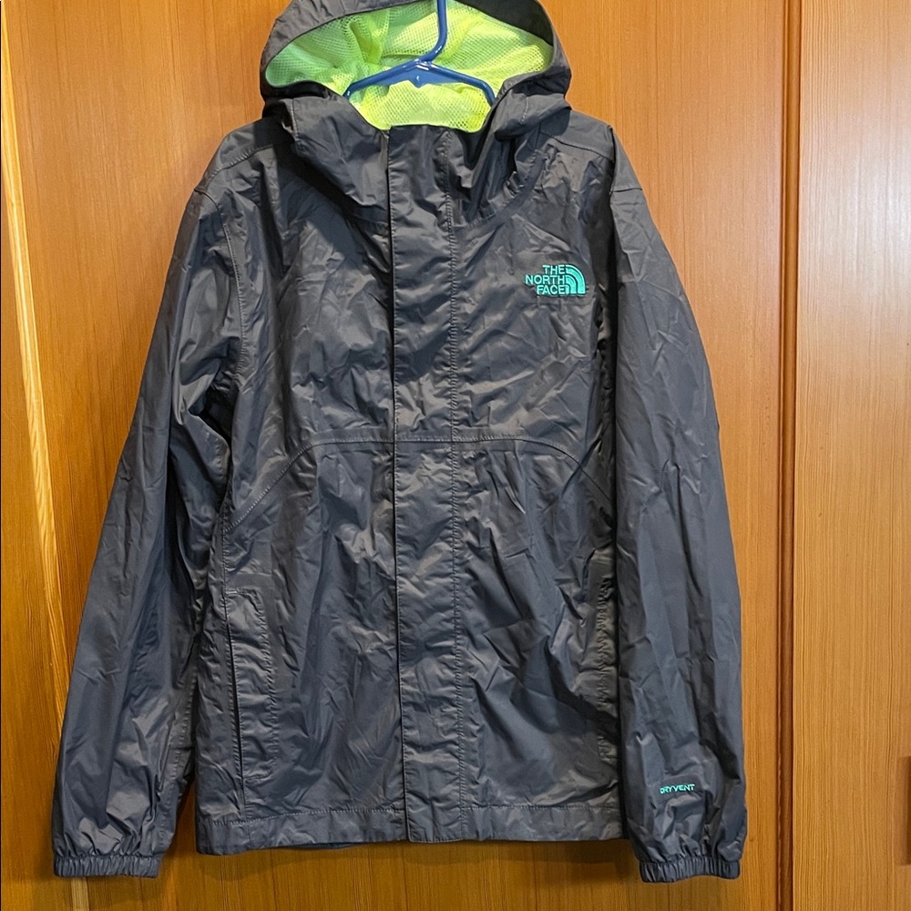 NorthFace Hyvent rain jacket size 10/12